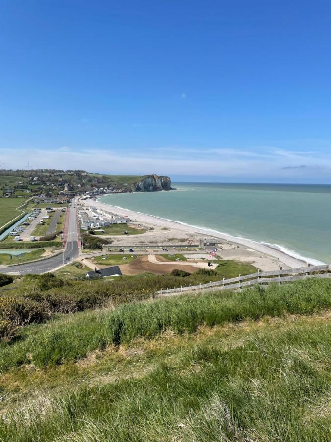 Au point de vue : Appartement face à la mer. Veulettes-sur-Mer Exterior foto